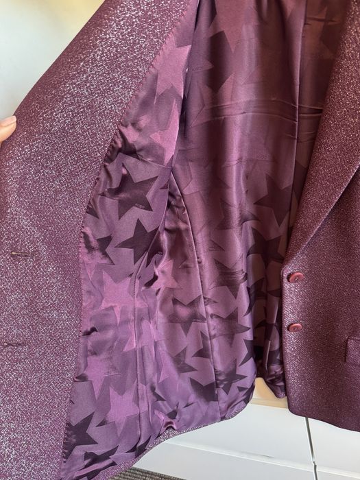 Sacou Hugo Boss, XS-S, visiniu cu sclipici, nou
