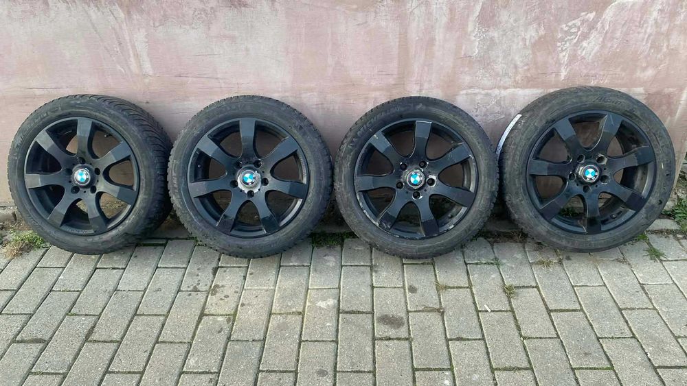 jante aluminiu si table bmw seria 1  3 etc 5x120 iarna 195 55 16