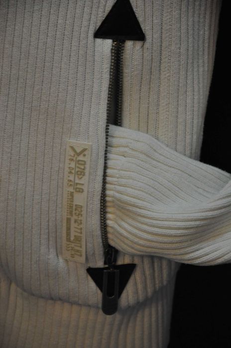 Geaca primavara S barbati, bluza tricotata cu fermoar