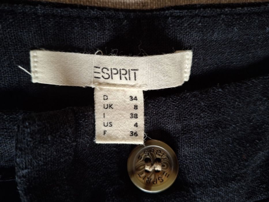 Дамски панталон от ленена смес Esprit