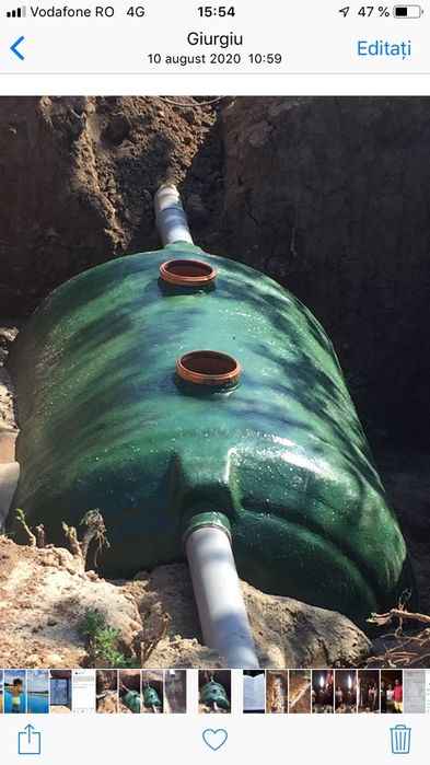 Lucrari cu buldo cu picon miniexcavator bobcat