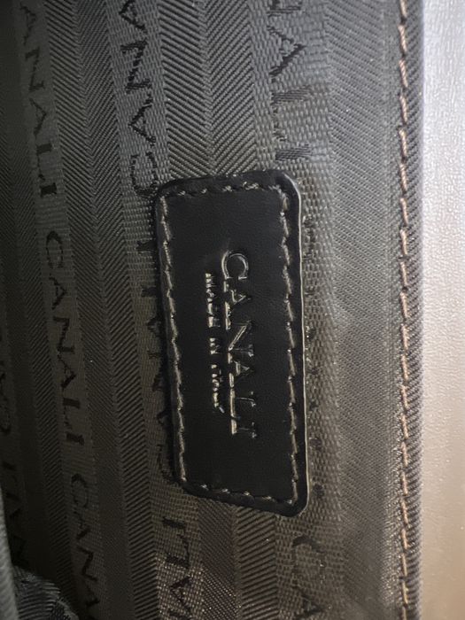 Кожаный портфель.сумка Canali