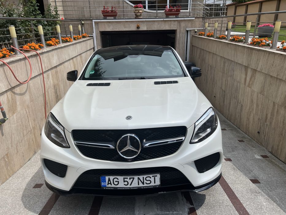 Mercedes-Benz GLE CoupeAMG 43 4MATIC|2018|78.000 km|Alb/PieleNeagrǎ |