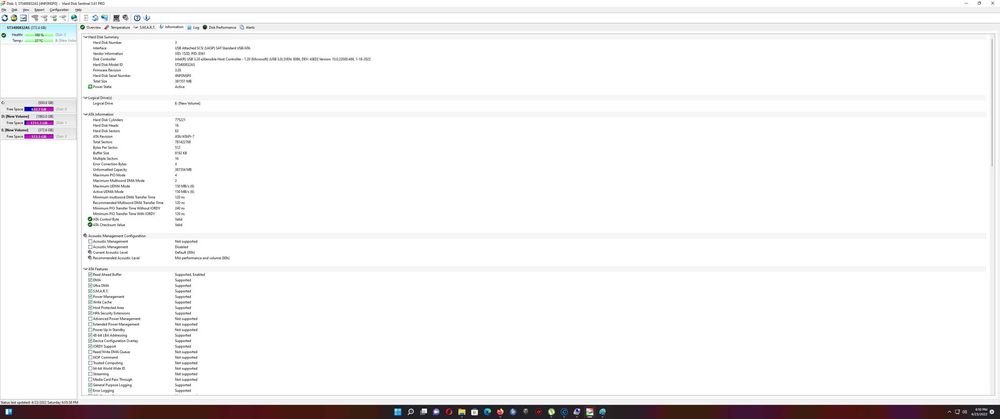 Hard disk Seagate 400GB 8MB 7200rpm SATA (ST3400832AS) - teste reale