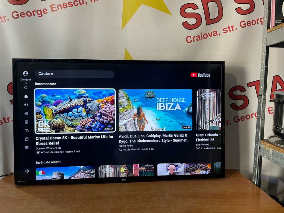 Televizor Smart IPS 4K UHDTriplu Tuner LG43UH610V/108 cmGarantie 2ani