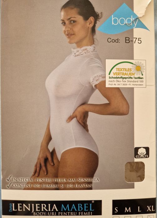 Body negru femei bumbac marimea S-M