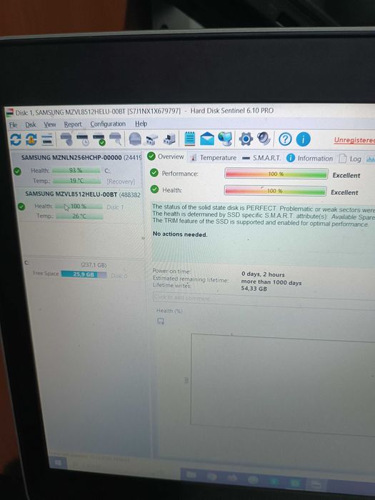 Ssd nvme Samsung/ 512gb  impecabile -testate 100% ok.