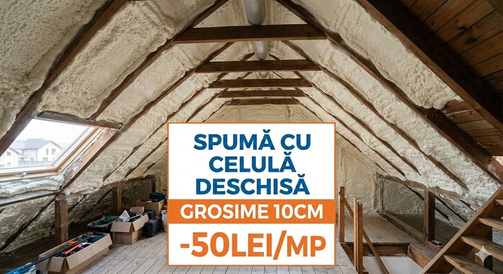 Izolații cu spumă poliuretanică