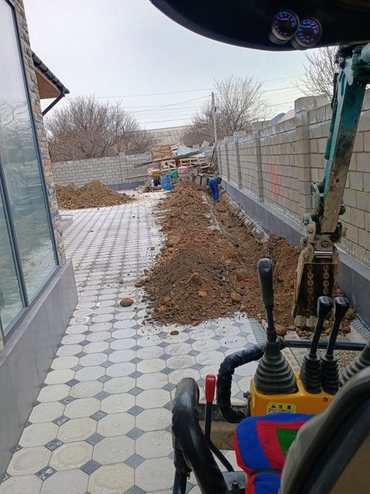 Водопровод  мини экскаватор су мини