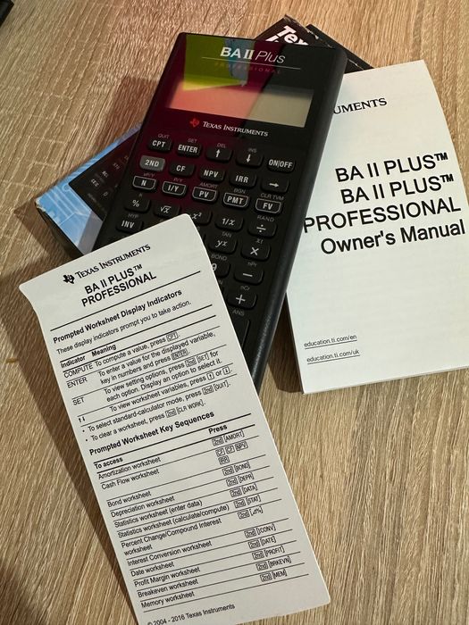 Calculator financiar Texas Intruments BAII Plus Professional