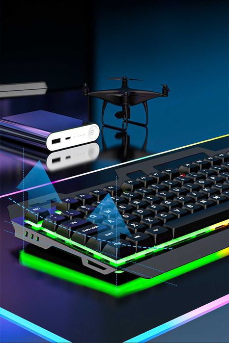 Tastatura Mecanica si Mouse cu Fir Gaming BladePRO K-Snake