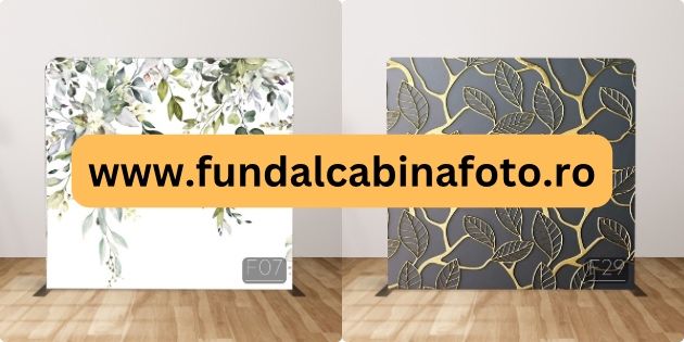 Fundal Cabina Foto Panza Print Fata Versoplus Stativ sau doar Panza