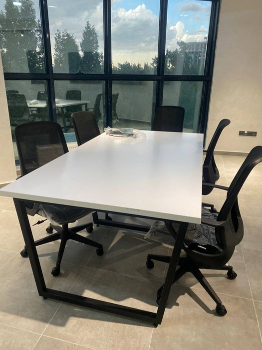 Офисная мебель стол большой переговорной 6-8-10 человек  в стиле лофт