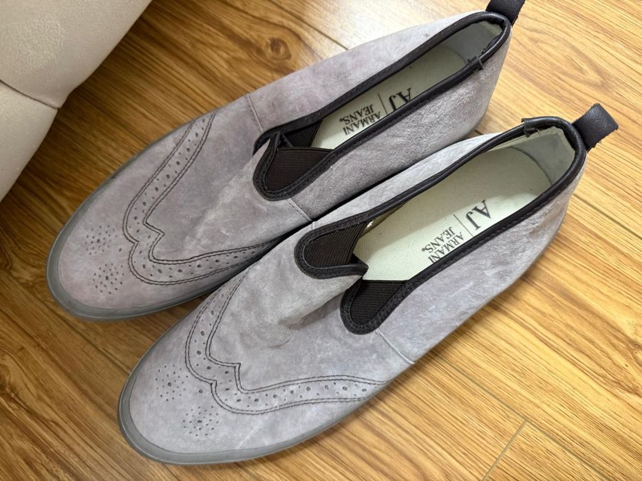 Mocasini gri armani