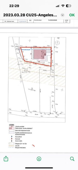 Teren intravilan 3 parcele de la 650 mp-1000mp cu proiect pentru casă!