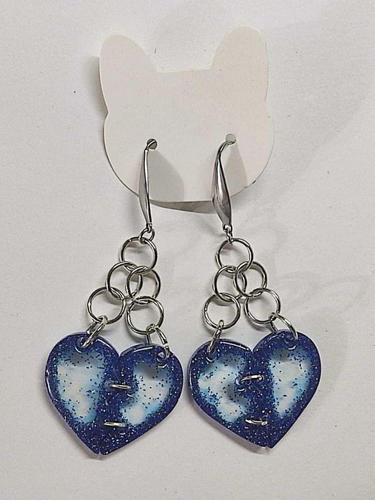 Серьги. Из ювелирной смолы