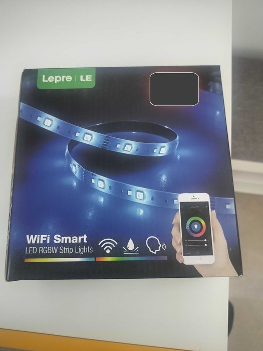 Banda LED smart WiFi 5M, RGB+W, Bluetooth
