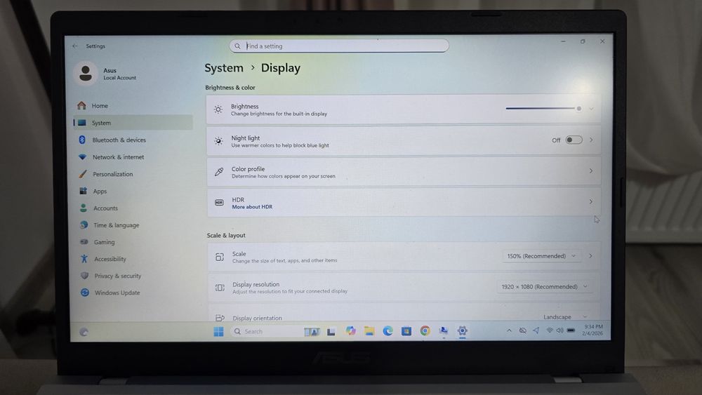 Laptop ultrabook Asus X415, i5 gen11, ecran 14" Fhd, ssd 512, windows1
