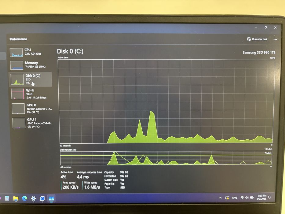 Laptop Gaming ASUS ROG Zephyrus – Ryzen 7 / GTX 1650 / 40GB RAM / SSD 1TB