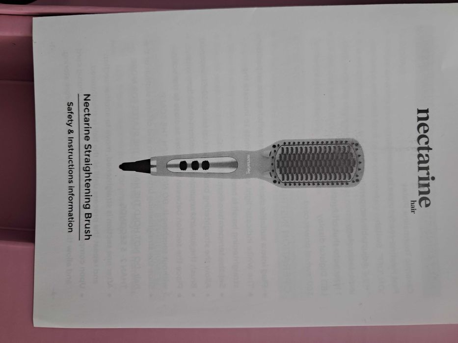 Perie placă pentru îndreptat părul, nouă