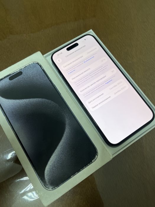 Iphone 15 pro max 256 аккум 97