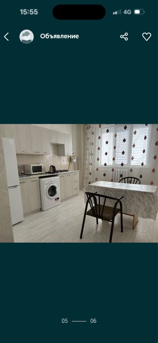 Сдается 1 комнт кв в Нурсае 2 час