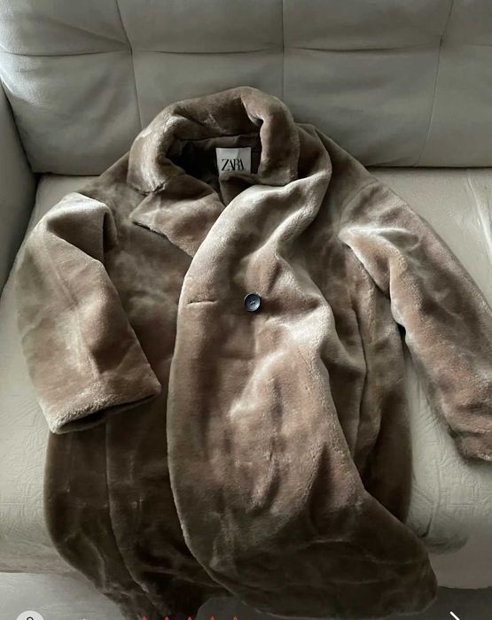 Шуба-чебурашка хаки