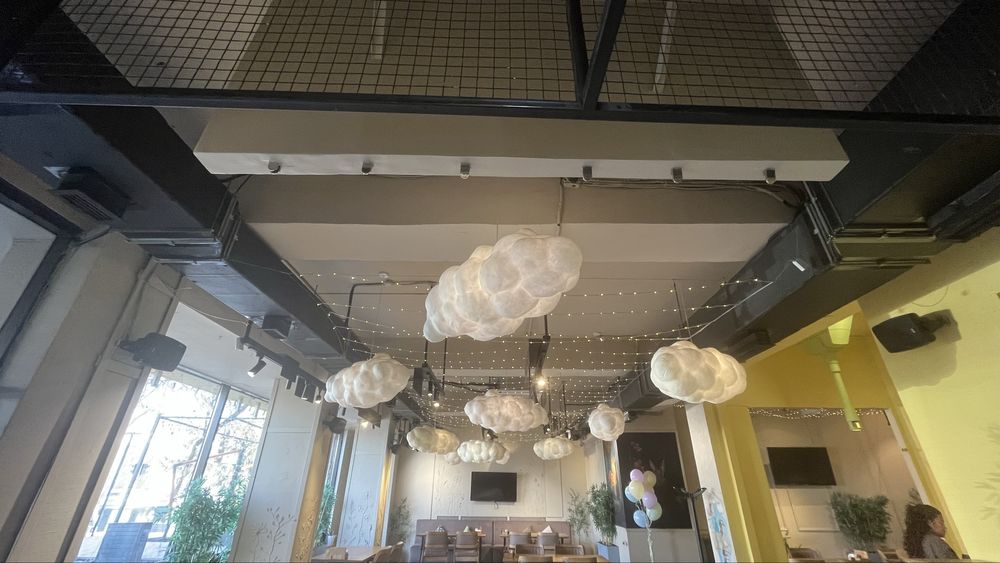 Продам люстры в форме облаков