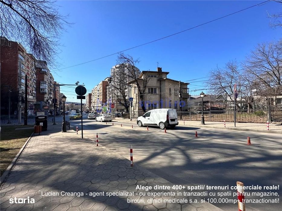Teren comercial de la 10mp la 100mp, zona garii din Iasi