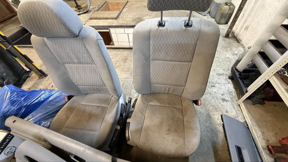 Interior textil BMW e46 GRI cu incalzire si reglaj lombar electric