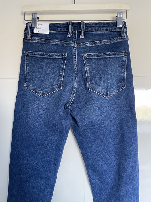 Blugi skinny cu talie medie Mango