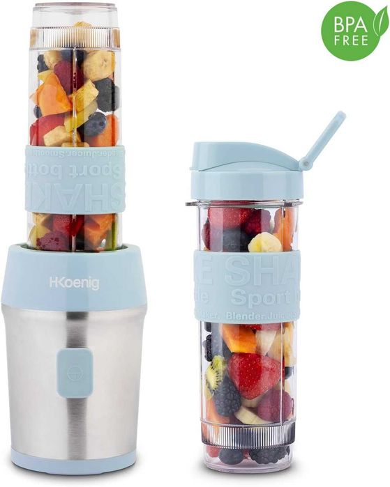Мини преносим електрически блендер смути мейкър H.Koenig SMOO16 570 ml