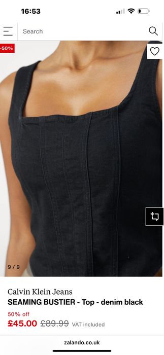 Calvin Klein jeans топ