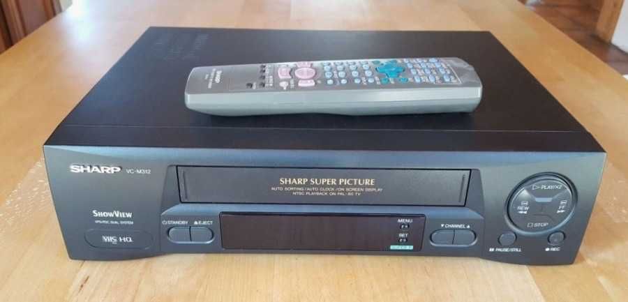 SHARP video recorder VHS nou