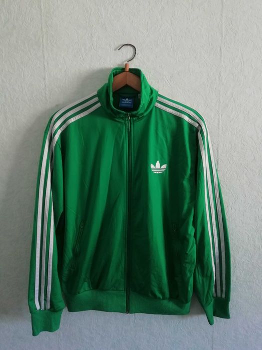 Adidas Originals Firebird Green Trefoil Vintage оригинално горнище