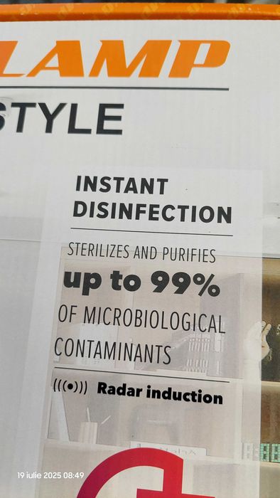 Promo Lampa germicida cu UV - alb, 60 w