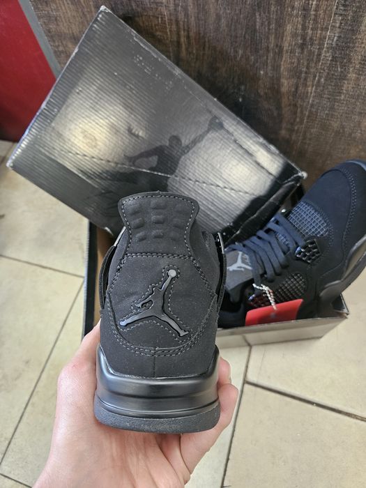 Маратонки Nike air jordan 4, black cat
