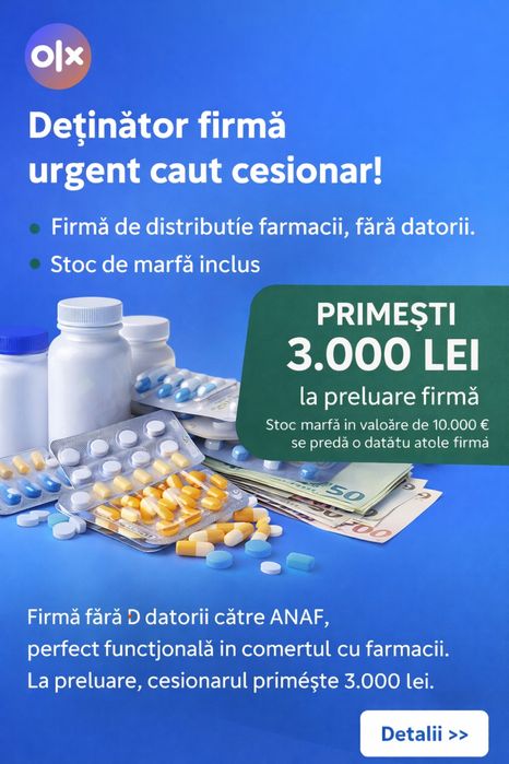 Cautare cesionar serios