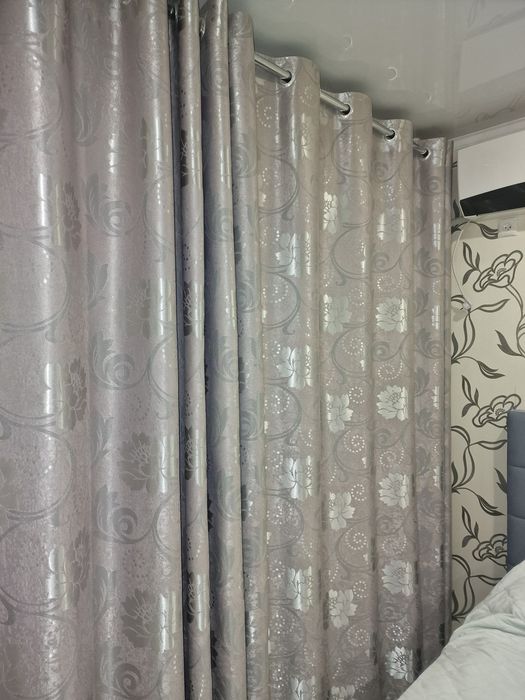 Продам шторы +гардина  +тюль