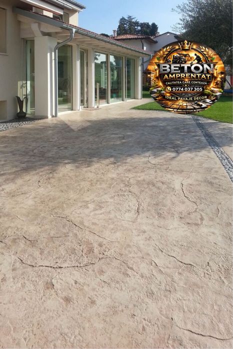 Beton amprentat si piscine