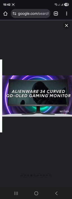 Monitor Alienware 34 inch  gaming oled
