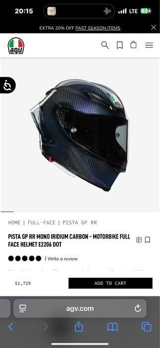 Мотошлем AGV K5S