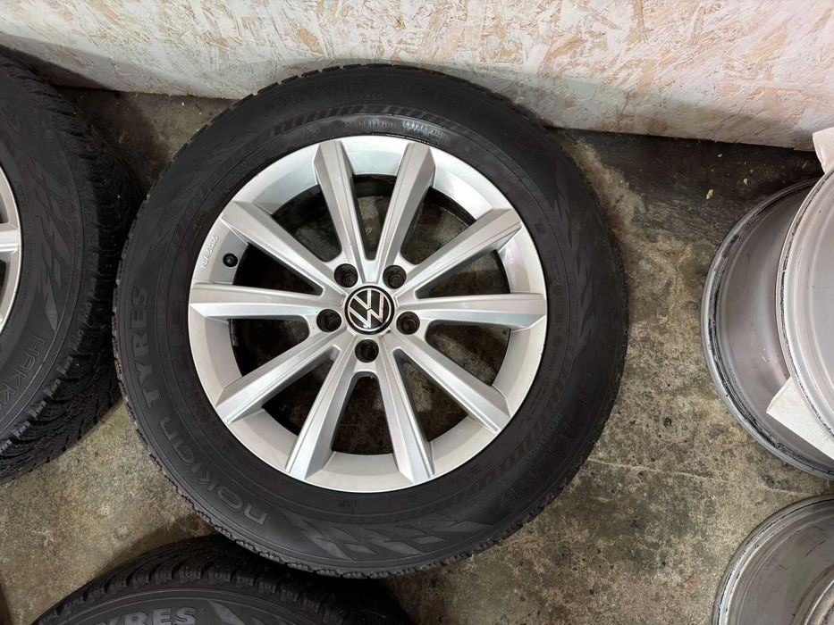 Jante Passat 17 5x112 ET38 + 215/65 R17 iarna Passat Tiguan