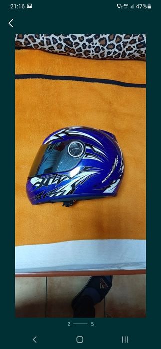 Scorpion exo 450 air M 58 cm casca moto scuter motocicleta irridium