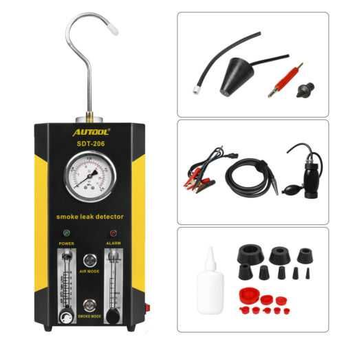 Promotie Tester Detector Fum Autool SDT206 cu 2 manometre: FUM si AER