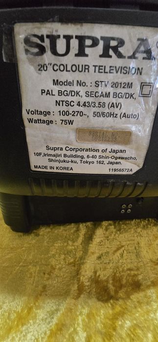 Televizor SUPRA sotiladi