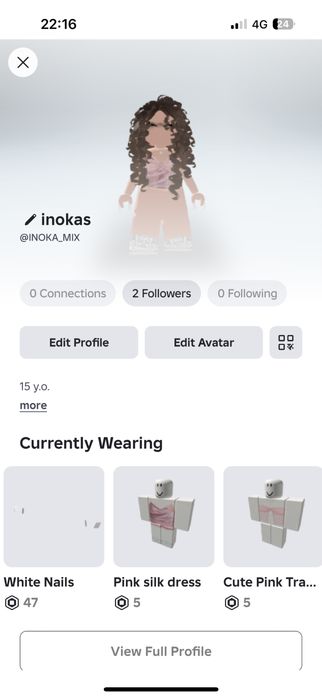 Roblox-аккаунт для девочек