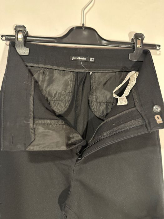 Pantaloni eleganți, de birou, treisferturi, Stradivarius, S(36)