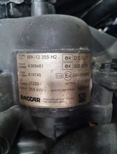 Motor complet MX-13 355 H2 DAF XF106 480 CP LIFT - Piese de motor DAF