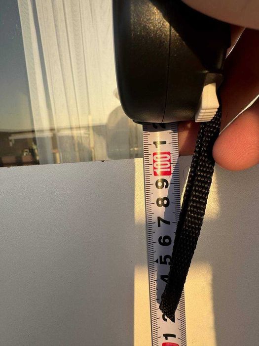 Бели ламинирани ПДЧ плоскости с отвори (от легло) 2бр 100*163